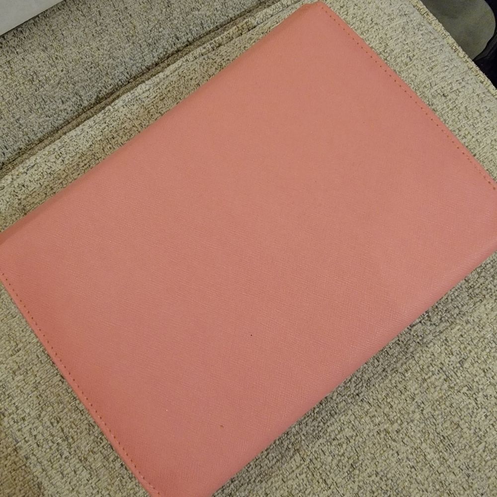 #Sabika #Trifold Pink #Travel #Jewelry #Organizer Faux #Leather #NWOT - Picture 7 of 16
